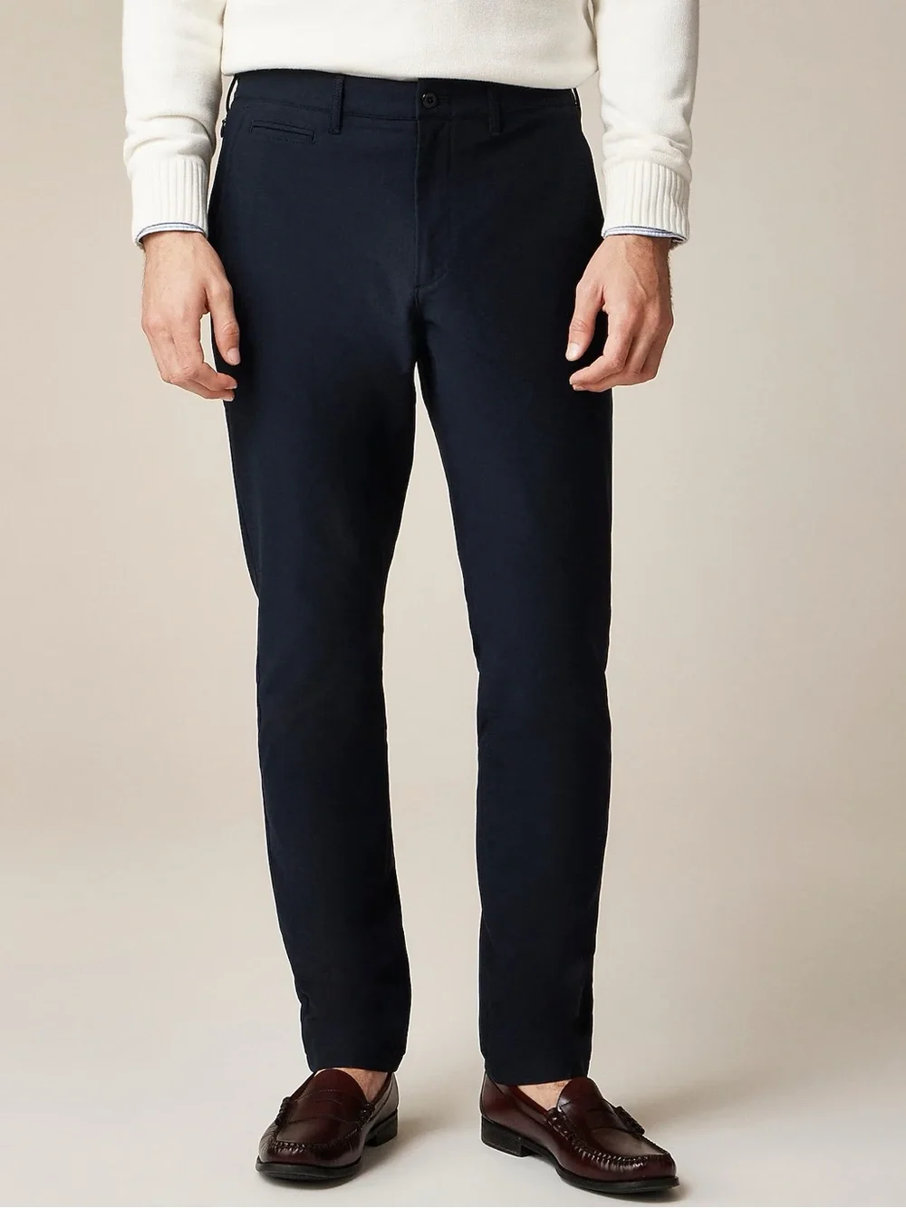 J. CREW 1040 Athletic Tapered-fit tech pant in Navy (DIN) Size 34/32 $128 CH147